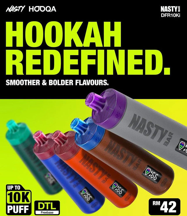 Nasty Bar Hooqa DFR10Ki DTL Disposable 3mg India - Vape Shop Bengaluru