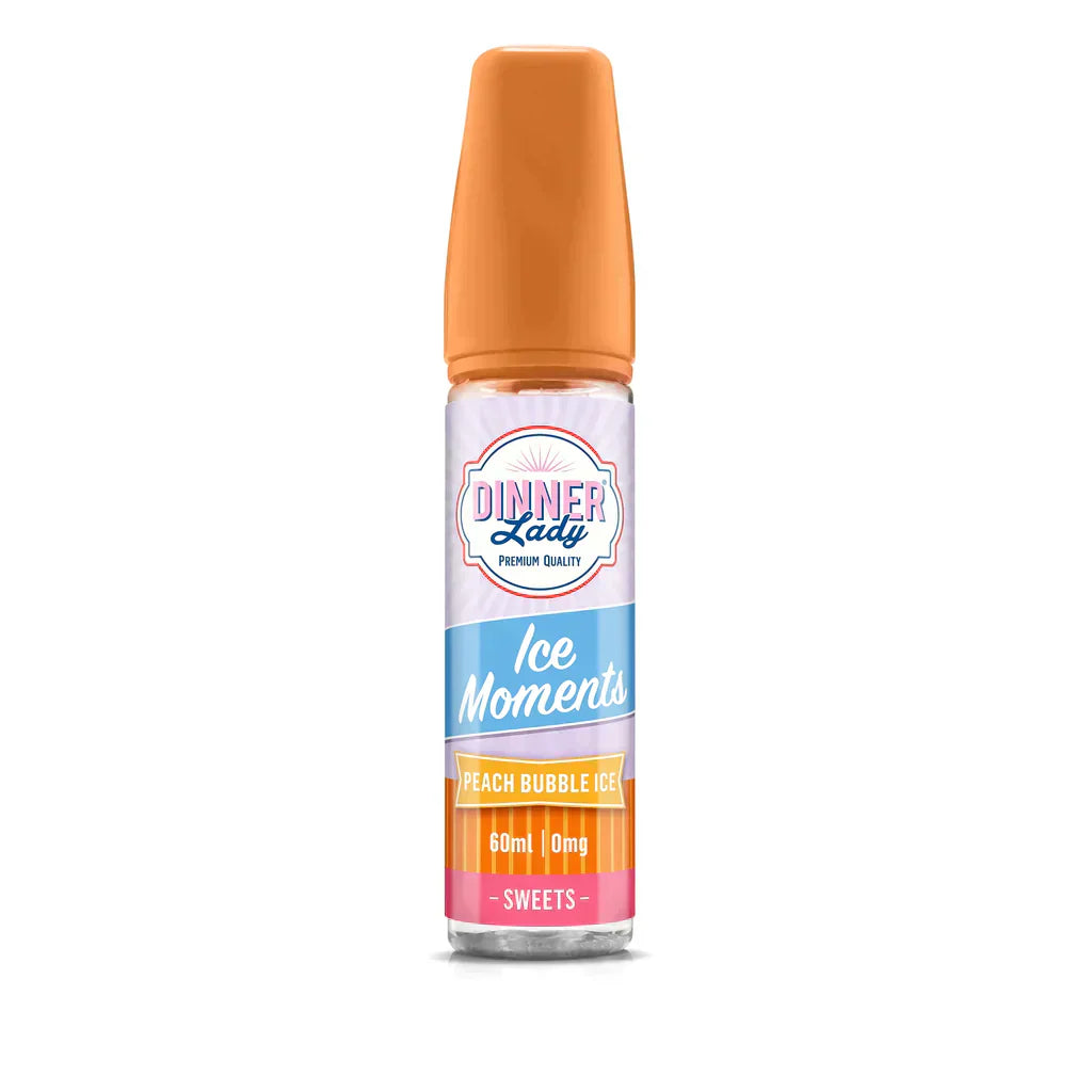 Peach Bubble - Dinner Lady Ice Moments | 60ML Vape Juice | 3MG, 6MG - Vape Shop Bengaluru