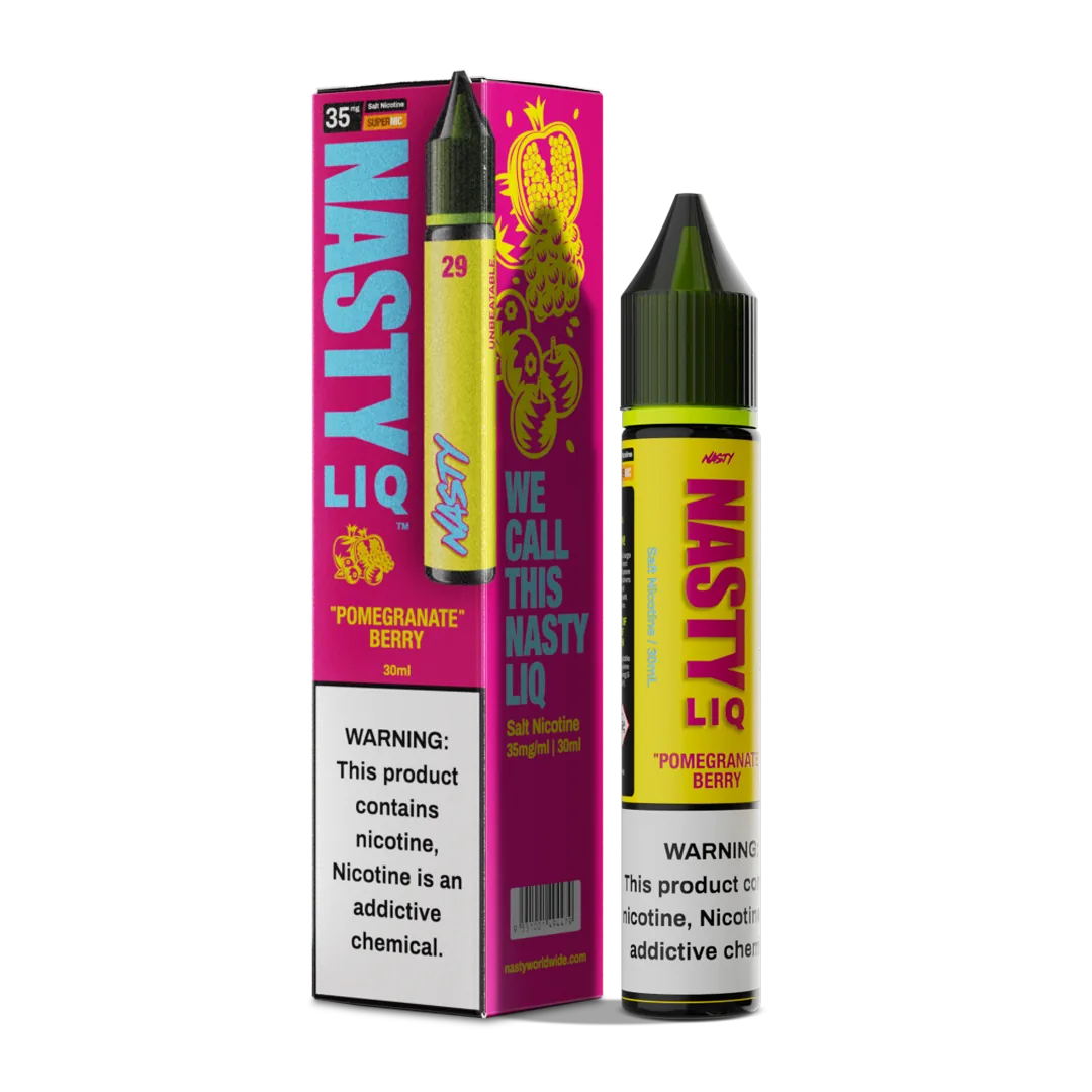 Pomegranate Berry - NASTY LIQ | 30ML Vape Juice | 35MG, 50MG - Vape Shop Bengaluru