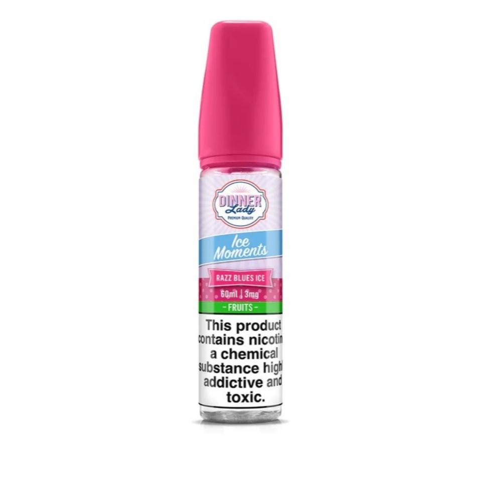 Razz Blues - Dinner Lady Ice Moments | 60ML Vape Juice | 3MG, 6MG - Vape Shop Bengaluru