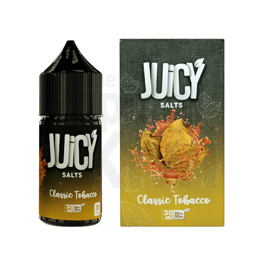 Classic Tobacco - Juicy Salts | 30ML Vape Juice | 35MG, 50MG - Vape Shop Bengaluru